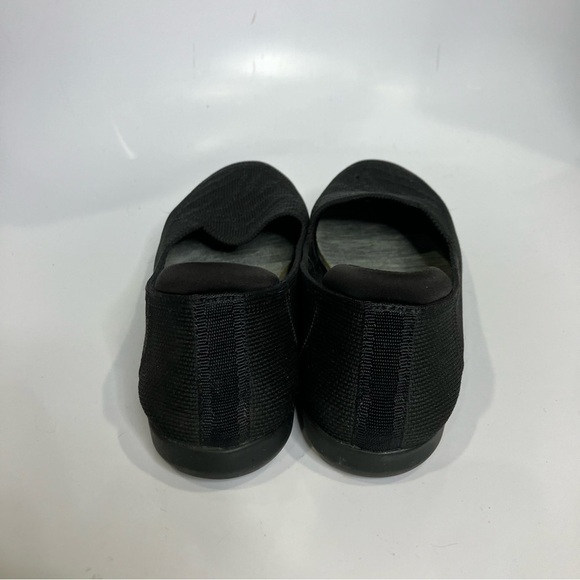 Clarks black knit flats casual women’s size 7 - Picture 4 of 8